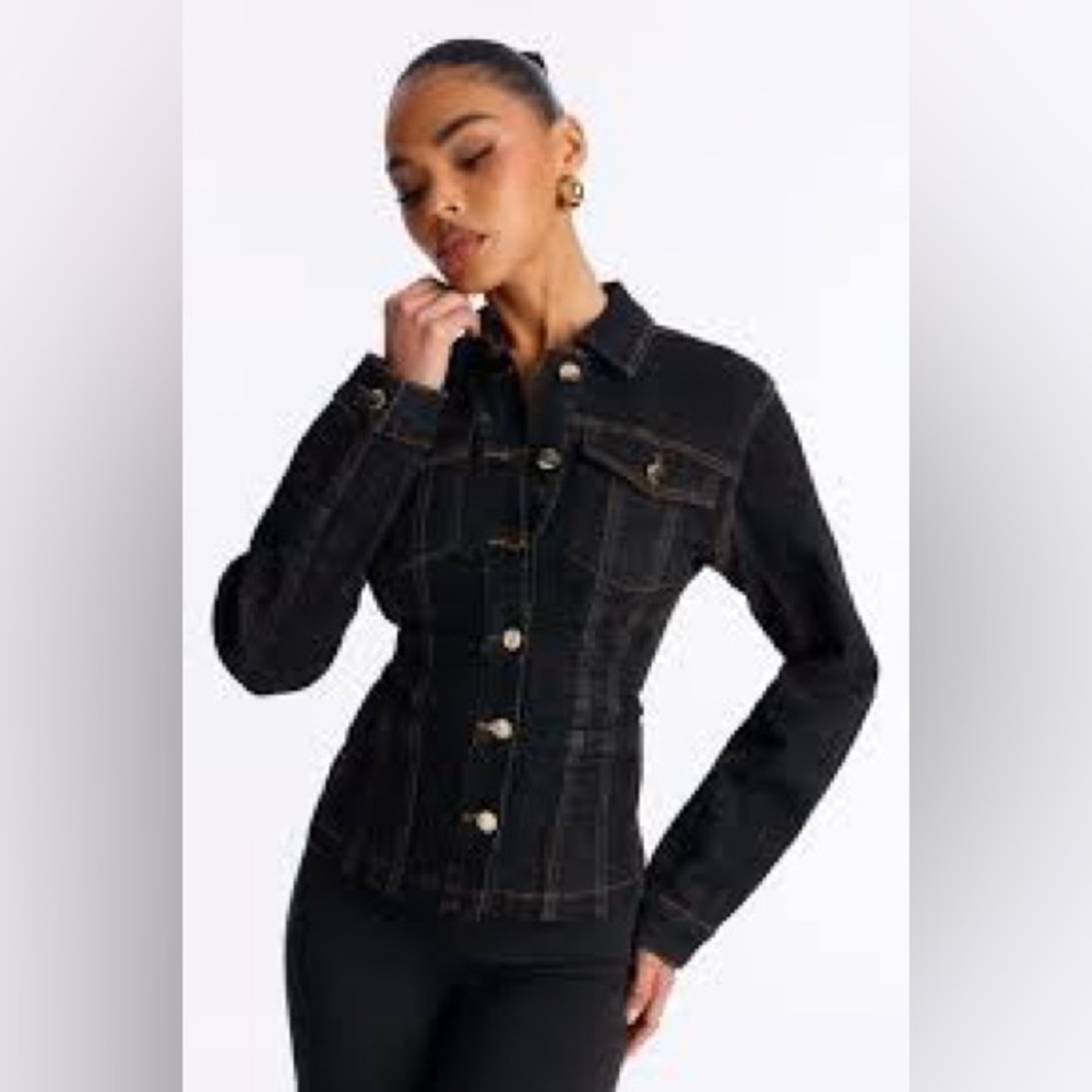 Women's Black Corduroy Jacket Size S by Satori Divine Movement